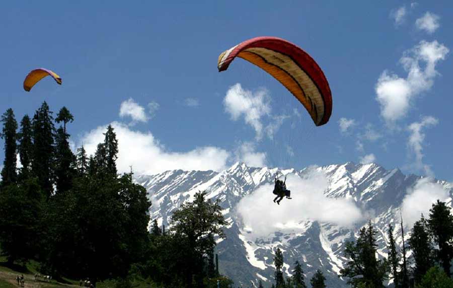 Paragliding In Solang