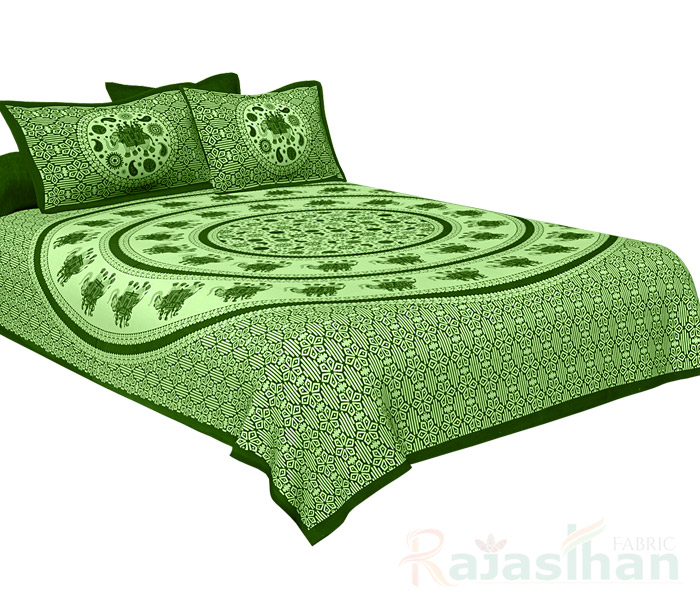 Jaipuri Print Double Bedsheet