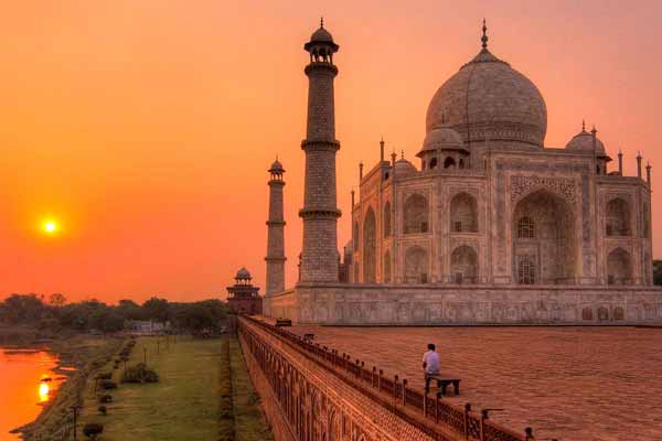 Sunrise at Taj Mahal Agra
