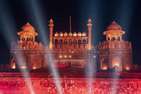 Sound and Light Show at Red Fort in Delhi