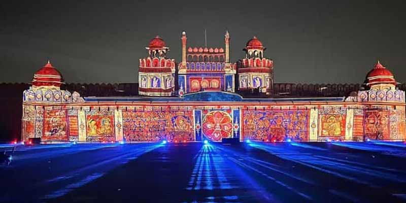 Sound and Light Show at Red Fort in Delhi