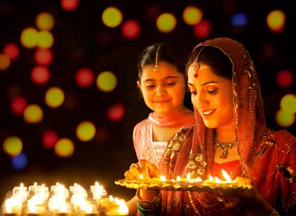 Lichtfestival diwali india