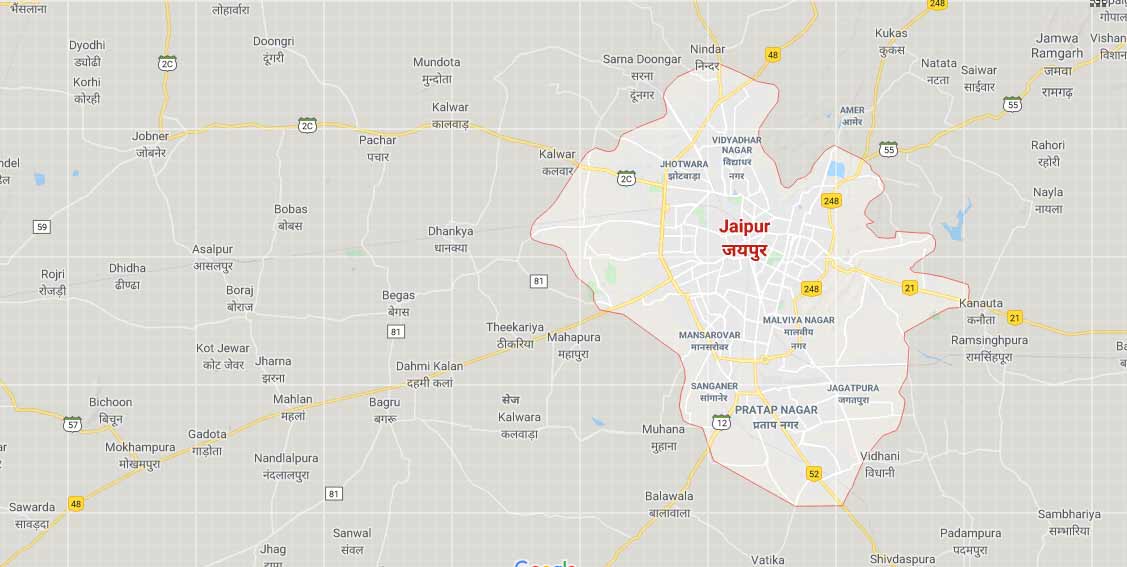 Jaipur Map 