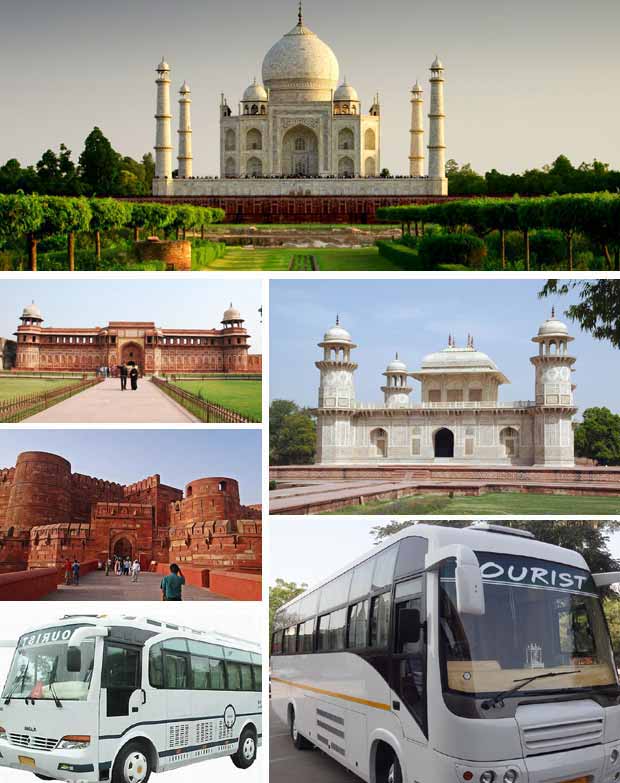 Bus Rental in Agra