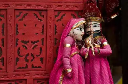 Puppet show in Jaisalmer